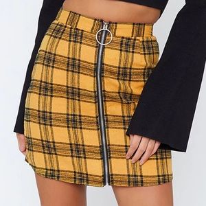 Plaid skirt